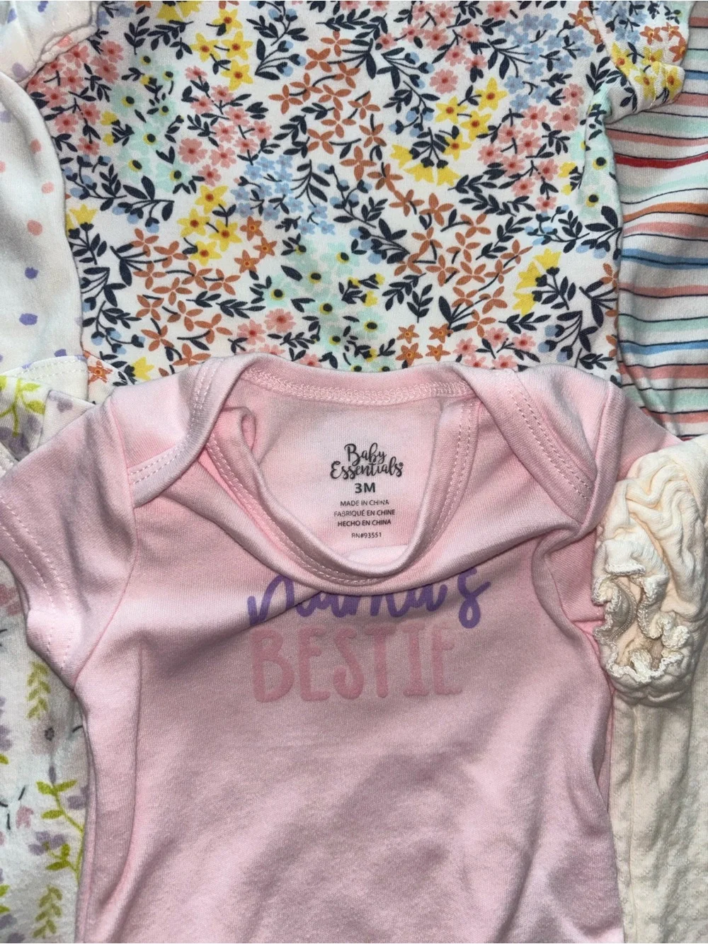 Baby Essentials size 3m